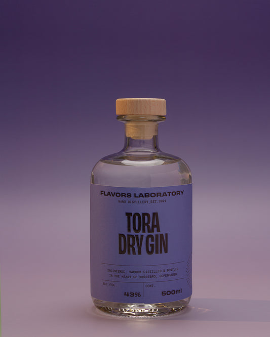 Bottle of Tora Dry Gin from Flavors Laboratory